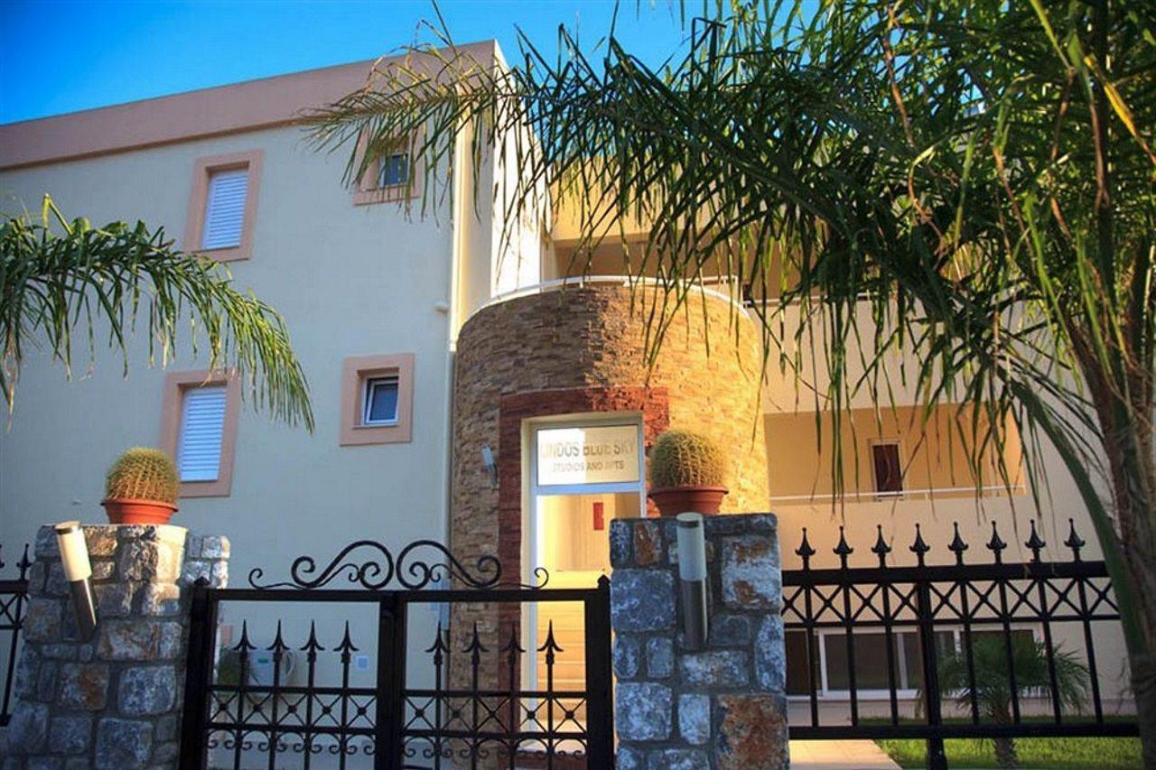 Апарт отель Lindos Blue Sky Экстерьер фото