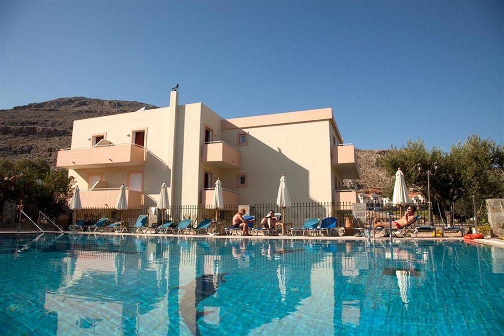 Апарт отель Lindos Blue Sky Экстерьер фото